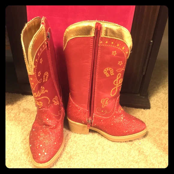 Disney Costumes Gentle Use Toy Story Jessie Cowgirl Boots Poshmark